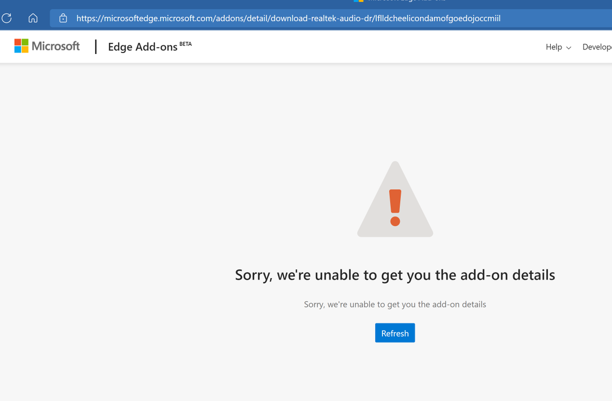 varadarajans's tweet image. The extension is now removed from the store.

#EdgeExtensions