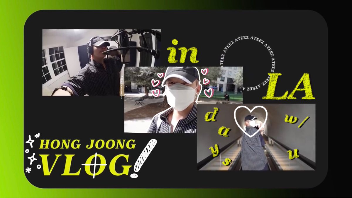 DOODLETEEZ's tweet photo. Hongjoong's vlog 

— @ATEEZofficial #ATEEZ #HONGJOONG #에이티즈 #홍종 https://t.co/KcXtu1Elt4
