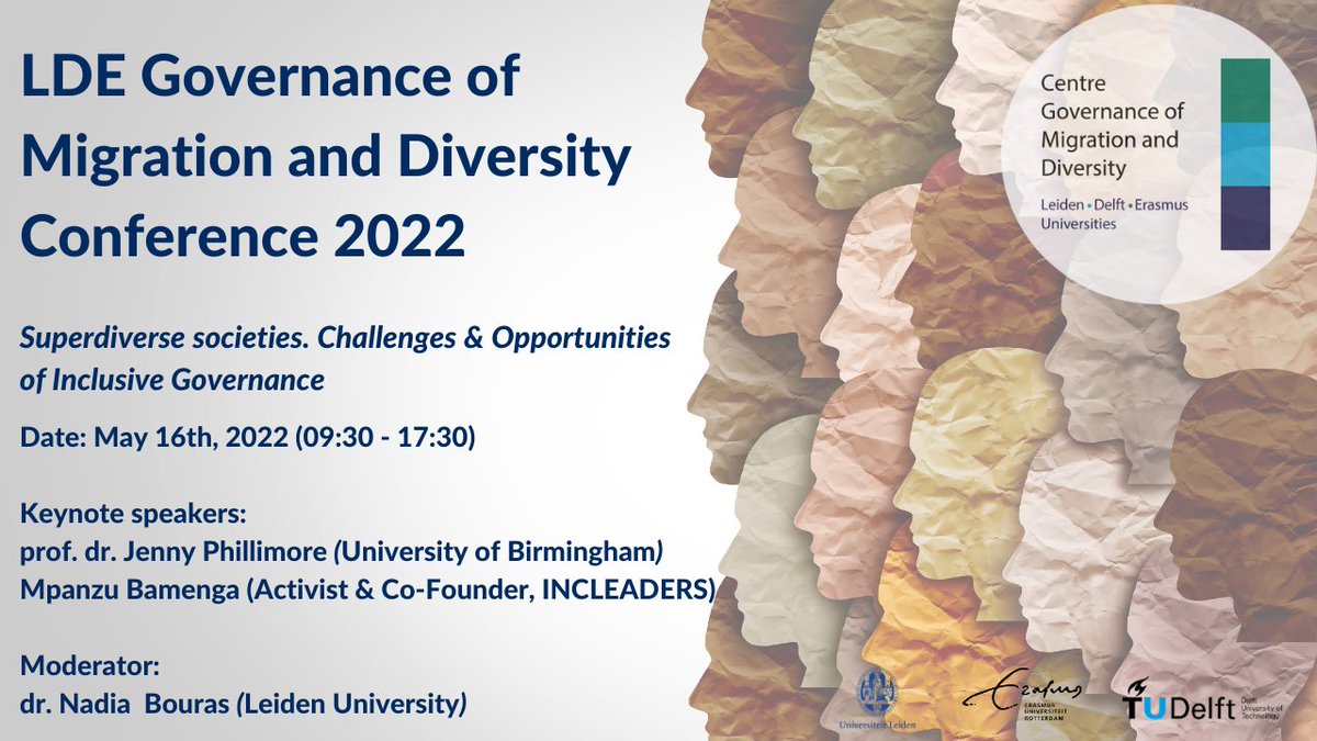 LDEGMD's tweet photo. We're incredibly pleased to announce our 2022
@LDEGMD Conference, slated for the 16th of May. Keynote speakers include @japhillimore (@unibirmingham) &amp; @MpanzuBamenga (@inclusionetwork). Moderation by @NadiaBouras. Register here and mark your calendars: https://t.co/5K6dyD2RFi. https://t.co/YN8BkChYZQ