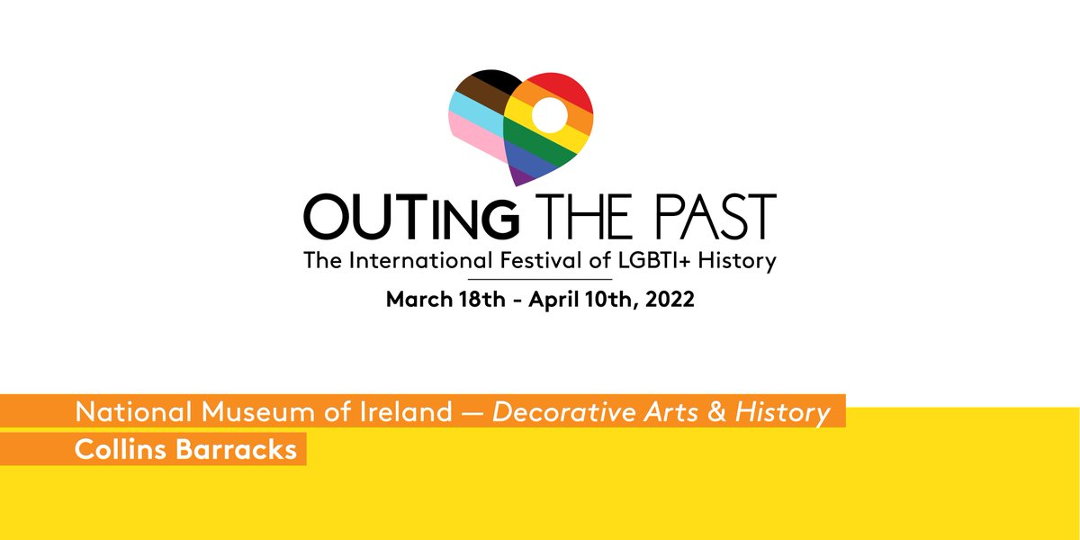 helebeaumont's tweet photo. Not too late to book on Eventbrite for @NMIreland talks #OUTingThePast @OTPFest - 3 great speakers online Thurs 7 April - artist & curator @MattJSmithcom on Queering our NMI Collections - @CuratorMark on #LGBTHistory @StFagans_Museum & Barry Quirke on rebirth of #Dublin #Pride https://t.co/W60lnCsfS6