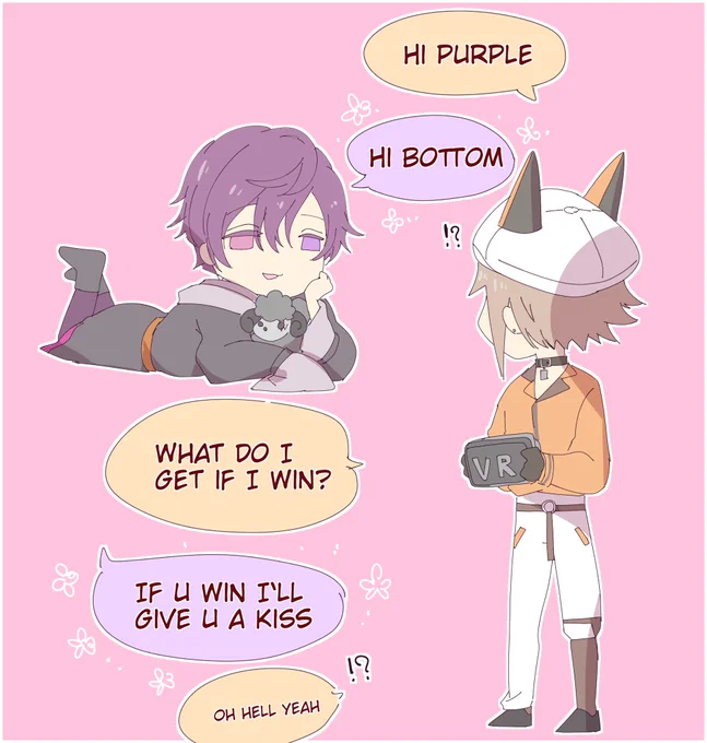 Not seeing them as a ship, but sometimes his mysterious words bother me…#VioletAtelier #MystArt 