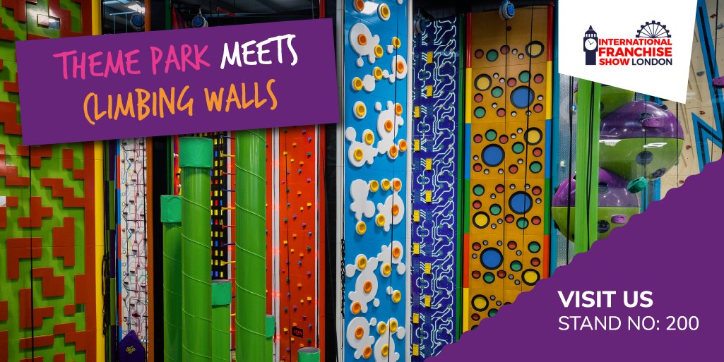 clipnclimbuk's tweet photo. Following the launch of our new centre in Thanet, we're excited to share the #ClipnClimb brand with more potential franchisees at @FranchiseShowUK in London, 8th & 9th April ๐ง
Find us on Stand 200! #IFS22 #IFSUK
Register for FREE here: https://t.co/TkwPSif41O https://t.co/W3jKtw95fF