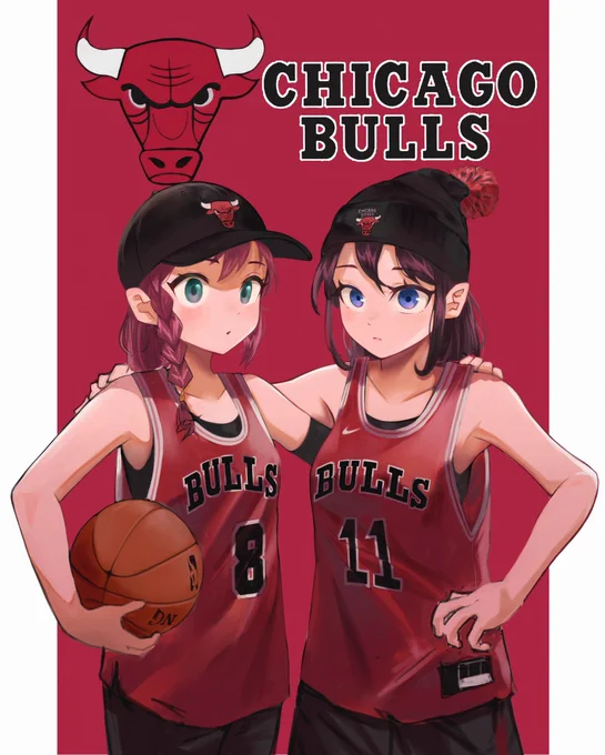 CHICAGO BULLS.#illustration 