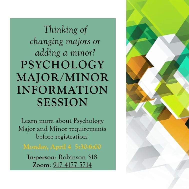 Tonight!!! Change or add a major or pick up a minor *before* registration starts. Find all department chairs under Academics on the LHU website.