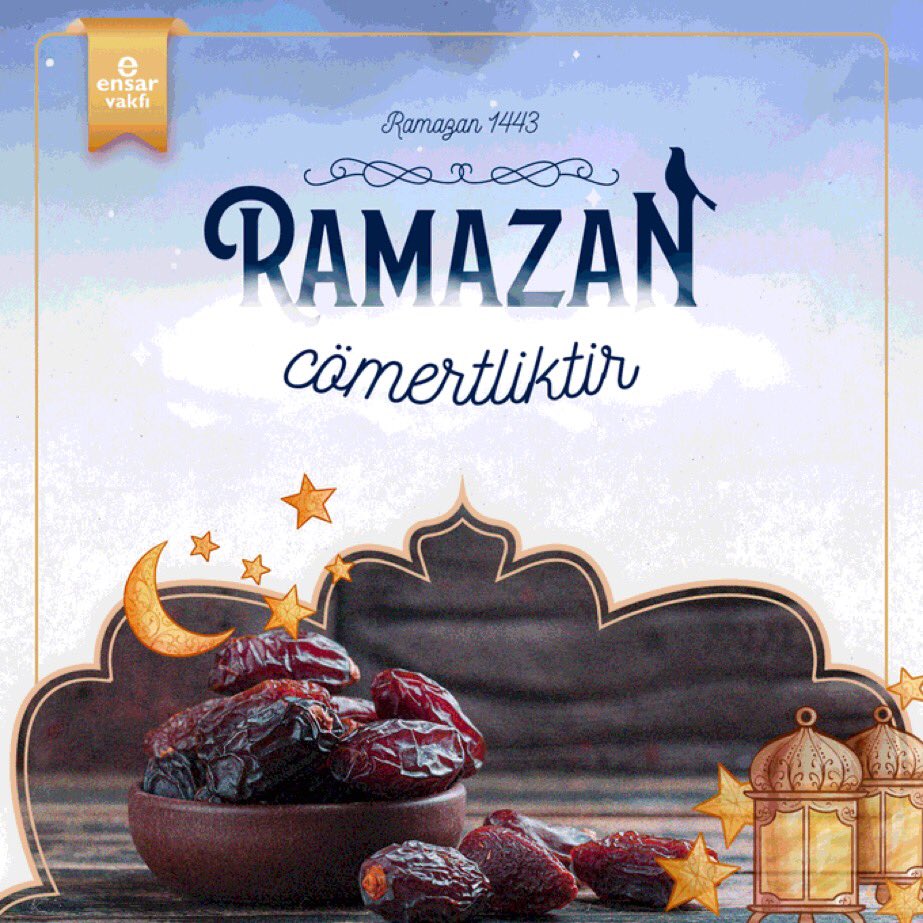 Ramazan cömertliktir... ✨

#ramazan 
#Ramazan1443
#EvlerimizRamazanOlsun