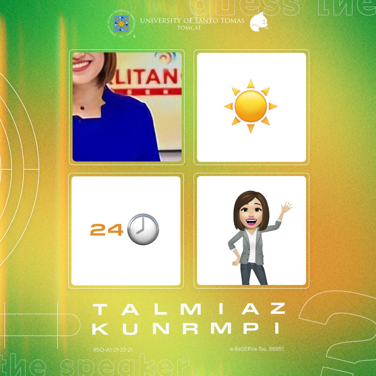 TOMCATust's tweet photo. Excited to learn more about the M.A.X. 2022: #PrimeOfInfluence?
Let’s play a little game called "Guess the Speaker!"
Each board contains hints about our #MAX2022 guest speakers. Give it a shot and let us know your guesses! Don’t forget to quote this tweet with your answers. https://t.co/0gJkoBpmCQ
