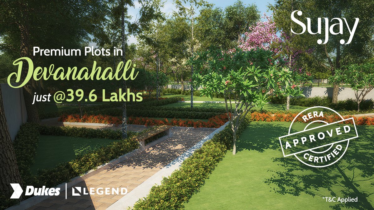 LegendEstates1's tweet photo. Pssttt. The clock's ticking. Your dream house is just a click away. It's time to book your premium plot only @ Legend Sujay.
.
.
.
#LifeAtSujay #realestate #hyderabadrealestate #plotsinhyderabad #villasinhyderabad #propertiesinhyderabad #plotsforsale #plotshyderabad https://t.co/F1NUN05tqG