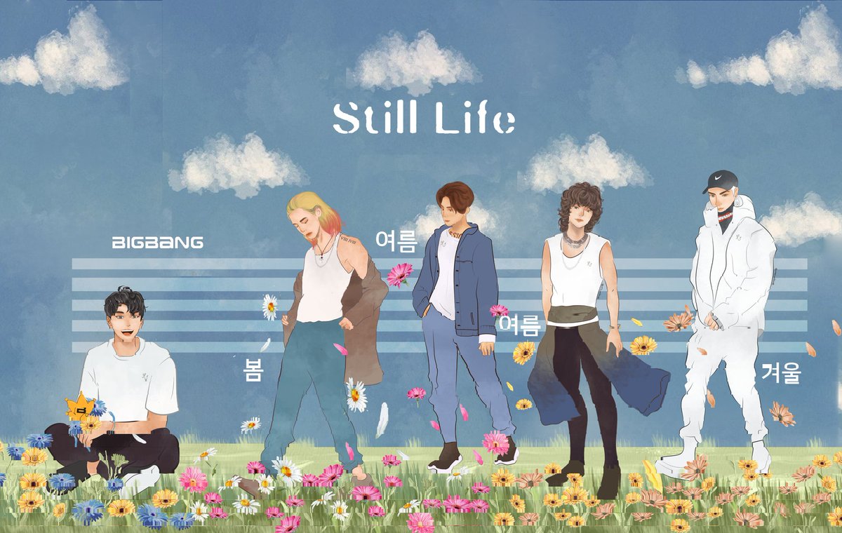 OArtbook's tweet photo. The flowers are already blooming,  soon we will meet again.
.
#BIGBANG_StillLife
#BIGBANGisBACK https://t.co/QhwKBZzK1l