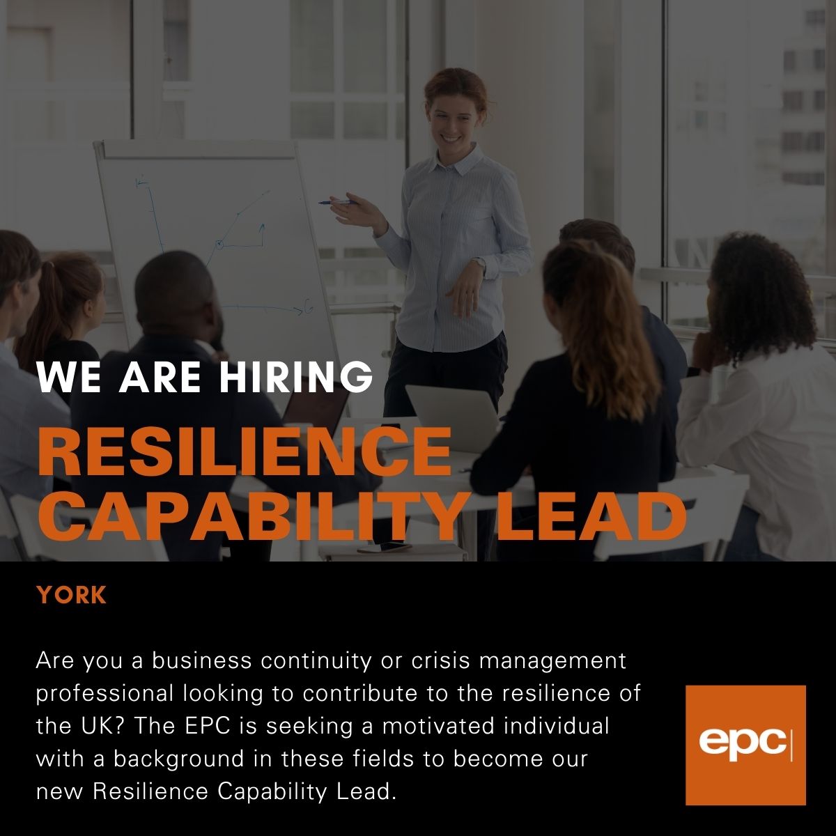 We are hiring! Resilience Capability Lead, York
We are looking for an experienced business continuity, crisis management or resilience practitioner to join our in-house team.
More info: careers.serco.com/UK/job/York-Re…

#resilience #organisationalresilience #emergencyplanning #EPCollege