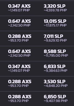 $SLP and $AXS ripping = happy burritos 🌯