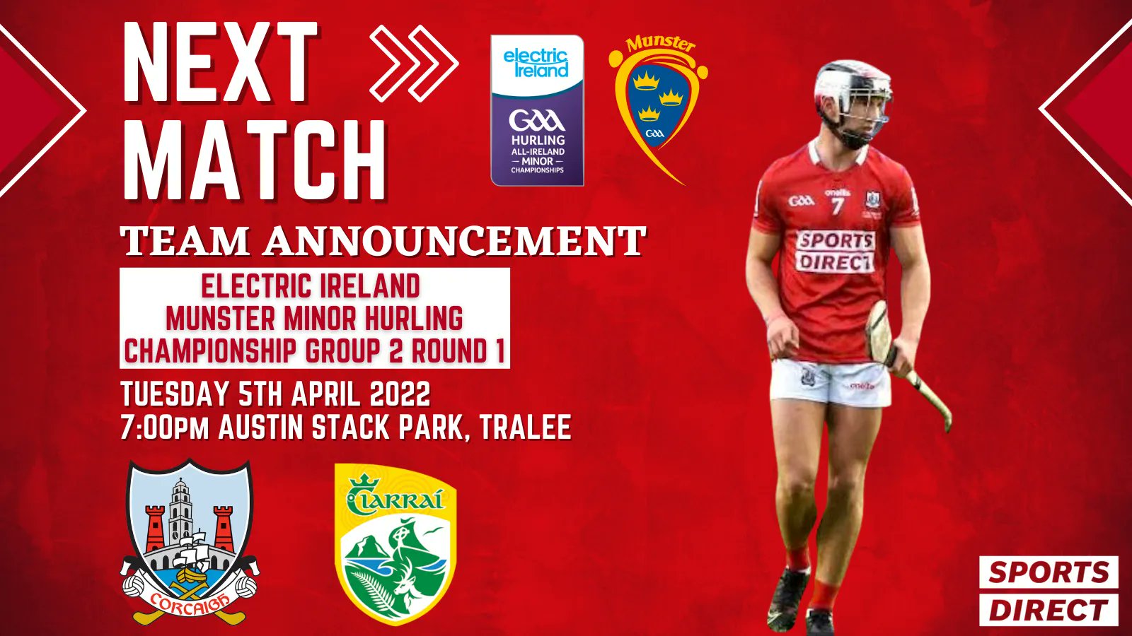 Cork GAA on Twitter "The Cork Minor Hurling team to play Kerry in