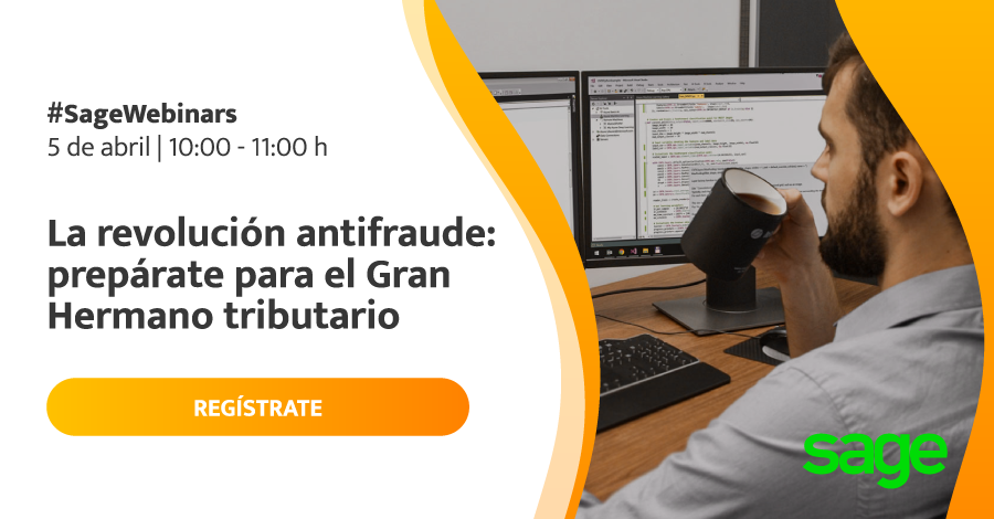 saqqara_infor's tweet photo. [💻Webinar] https://t.co/xX4qzPjRHo ¿Aún no te has inscrito? no te pierdas este #webinar gratuito sobre La revolución #antifraude:

- Prohibición del software de doble uso.
- Proyectos de ley que modifican la facturación electrónica.
- Ticket BAI.
- Límite de pagos en efectivo. https://t.co/iax4qECqwf