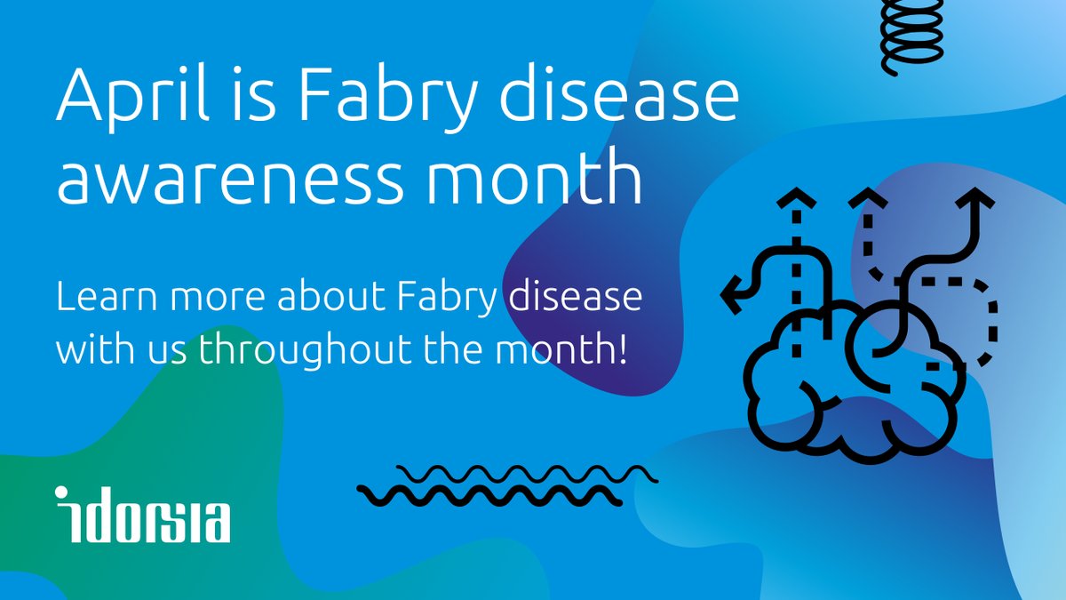 Idorsia's tweet photo. April is Fabry disease awareness month. 

At Idorsia, we've been working on a potential treatment for #FabryDisease, so we would like to take some time to share some knowledge about this rare disease. 

Stay tuned throughout the month to learn more.

#FabryDiseaseAwarenessMonth https://t.co/Ie4ExgkWr9