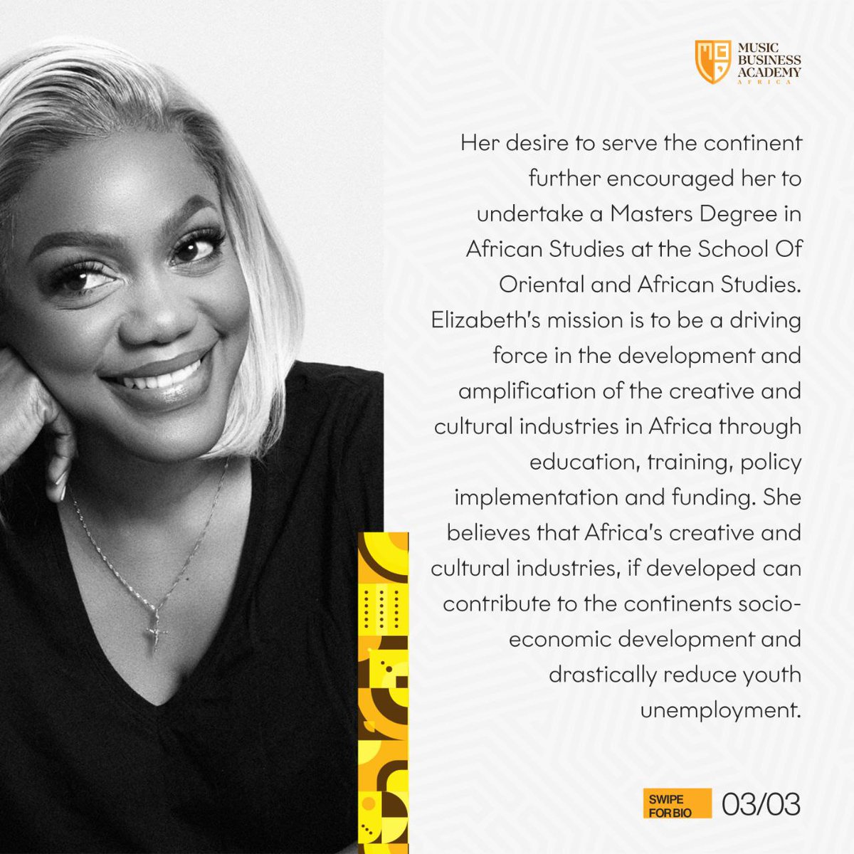 A new era begins today at the Music Business Academy for Africa.. 

Join us as we welcome our Director of Programmes, the amazing Ms <a href="/elizabeth_sho28/">Elizabeth to you</a>