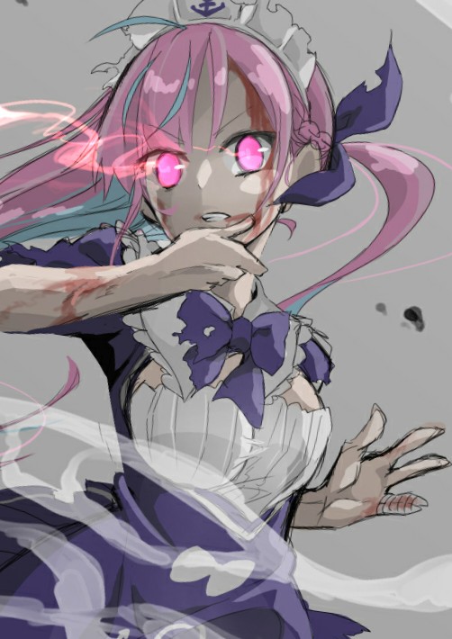 湊あくあ 「こういうのをまた描きたいって思ってるけど迷ってる…描くとすればholoXとかかな」|いなずま⚓🔆のイラスト