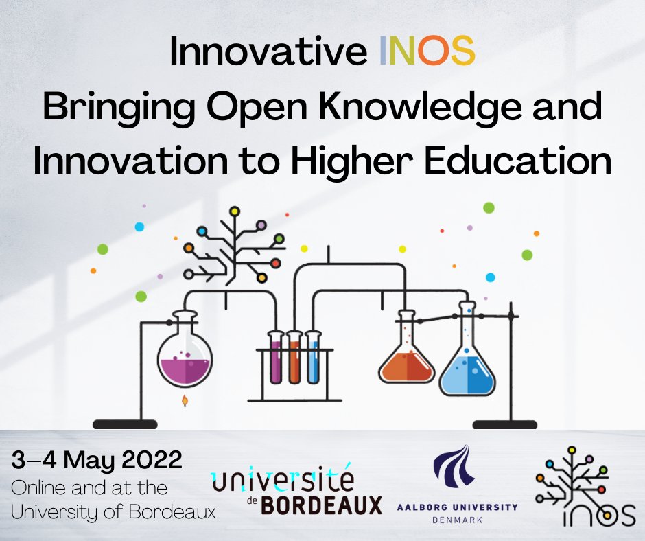 INOSproject's tweet photo. 📢REGISTER NOW!

Join us for a two-day event (3-4 May) hosted by @univbordeaux to present our findings on the integration of #CitizenScience &amp; #OpenScience in higher education institutes. 

Register here: https://t.co/zpSUOy2DbI 
Or view the programme: https://t.co/7CWCuH6or9 https://t.co/cjprw3S8oQ