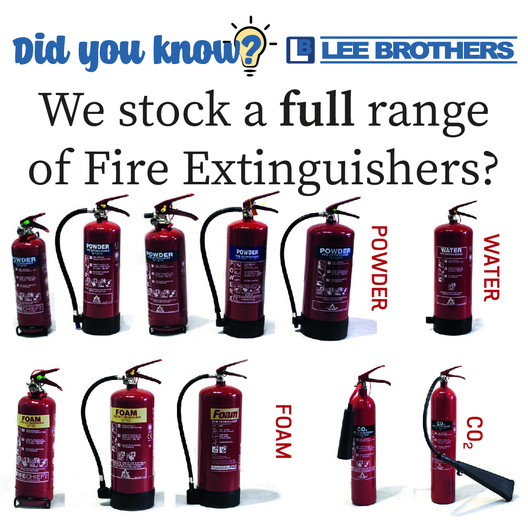 Yes! we even stock Fire Extingusihers! 
get yours here: ow.ly/y1nM50ItLOw

#fire #fireextingusihers #ppe #ppesuppliers #didyouknow #themoreyouknow