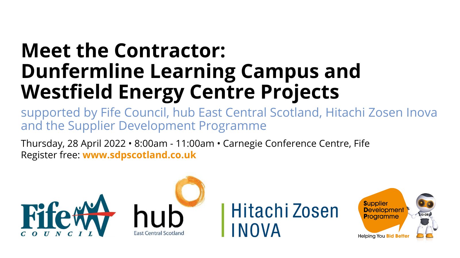 Fife Council on Twitter "Save the date for the MeetTheContractor Dunfermline Learning Campus
