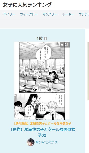 氷属性男子、pixivの女子に人気ランキング1位ありがとうございます!ご感想なども大変うれしいです😊
コミックス6巻や、そのほか色々準備中ですので…楽しみにお待ちいただけましたら幸いです!
 https://t.co/vifrhrcbhP https://t.co/YIarkUNT1F 