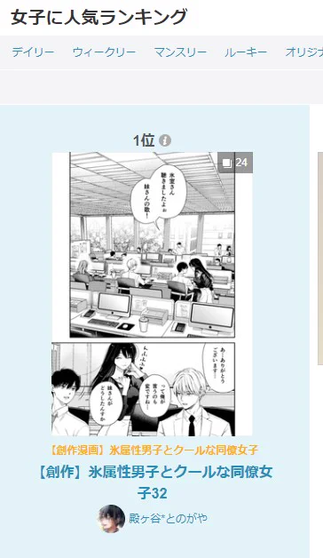 氷属性男子、pixivの女子に人気ランキング1位ありがとうございます!ご感想なども大変うれしいです😊
コミックス6巻や、そのほか色々準備中ですので…楽しみにお待ちいただけましたら幸いです!
 https://t.co/vifrhrcbhP https://t.co/YIarkUNT1F 
