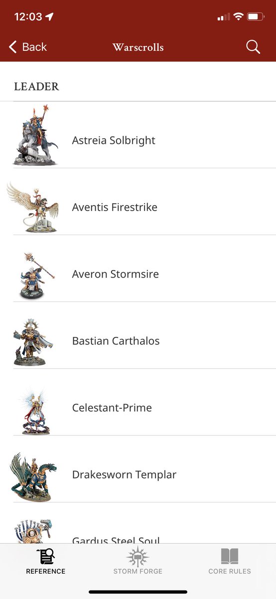 Warriorc27's tweet photo. @Sixdiceskills A new update came out today and seemingly has fixed the ‘bug’. I don’t own stormcast battletome but I can now access warscrolls but all the other stuff is locked behind buying the battletome. https://t.co/Assmvr6j4i