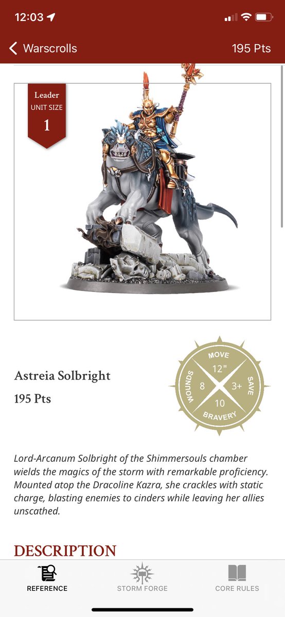 Warriorc27's tweet photo. @Sixdiceskills A new update came out today and seemingly has fixed the ‘bug’. I don’t own stormcast battletome but I can now access warscrolls but all the other stuff is locked behind buying the battletome. https://t.co/Assmvr6j4i