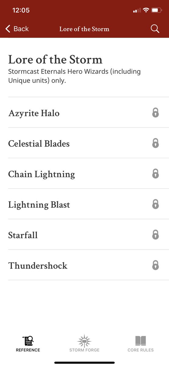 Warriorc27's tweet photo. @Sixdiceskills A new update came out today and seemingly has fixed the ‘bug’. I don’t own stormcast battletome but I can now access warscrolls but all the other stuff is locked behind buying the battletome. https://t.co/Assmvr6j4i