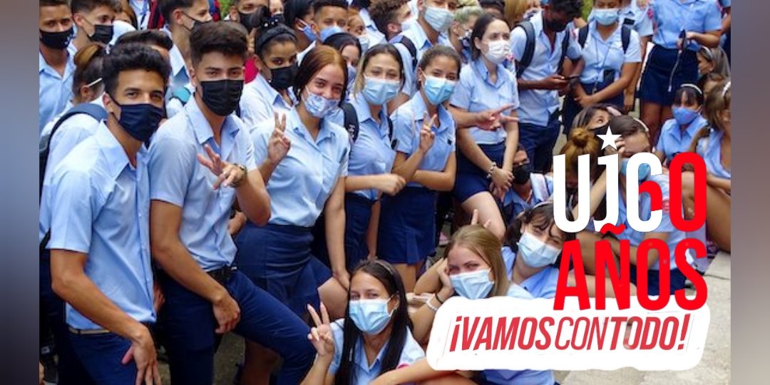 #VamosConTodo a celebrar estos 60 años de la organización de la juventud cubana!!!