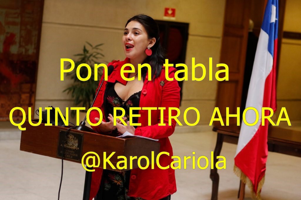 Fea50686713's tweet photo. @KarolCariola ¡Ya apúrate wueona hasta cuándo !
¡En el gobierno anterior todos los día salía exigiendo los retiro como defensora del pueblo hoy sufre de agencia!
¡No te creo nada wueona!
#ConMiPlataNo
#QuieroMi100xCiento 
#FuerzaAbuelacon100xCiento 
@gabrielboric 
@camila_vallejo https://t.co/mp2AwsGn4K