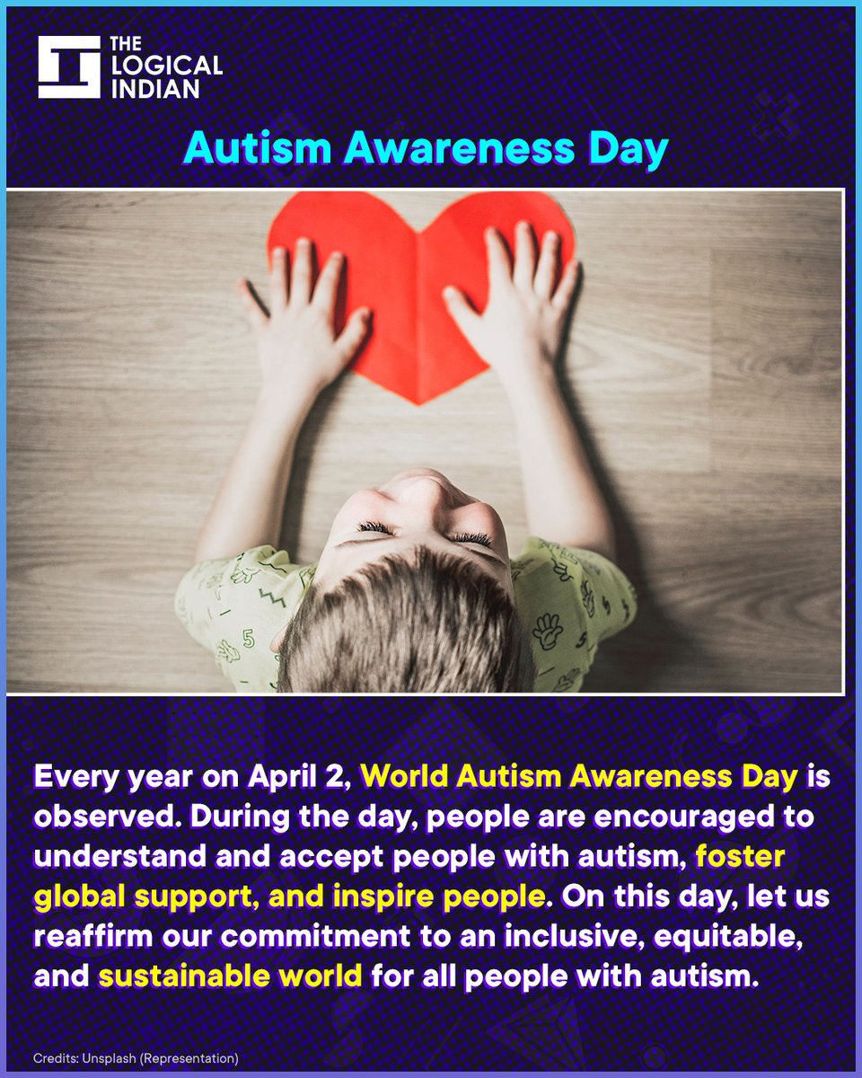 LogicalIndians's tweet photo. #autismawareness - World #Autism Awareness Day is observed on April 2 to make people understand and accept people with autism, foster worldwide support, and inspire people. It is a day that spreads kindness and autism awareness.
#autism #notadisorder #children #special https://t.co/wXsXXKRTVb