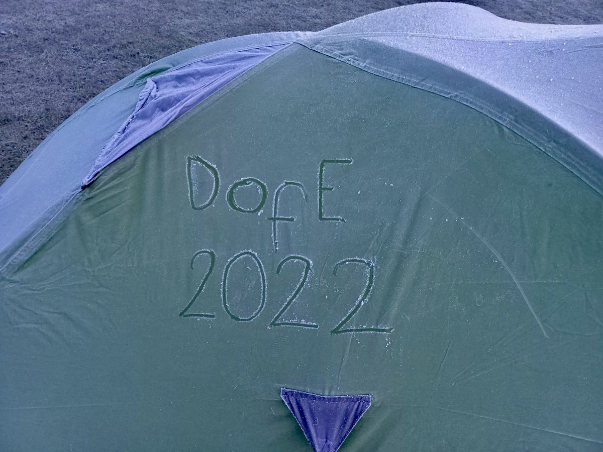 SurveyJem's tweet photo. We joined @WymondhamCol  Students for their Silver @DofE expedition this weekend. 

Spirits were up despite the cold weather. Grateful for our @TheRealBerghaus tent to help keep us dry!
#YouthWithoutLimits #DofE #TimeToGetOut #Wymondham  #Camping #Norwich https://t.co/X81Mtj8255