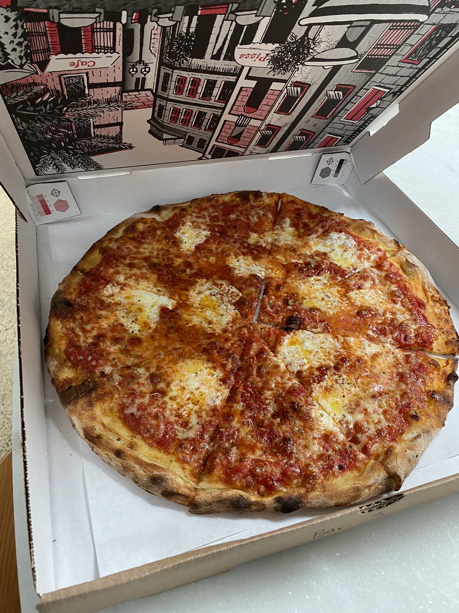 CamronBryantPhD's tweet photo. Pizzeria Beddia in Philly last night. One for dining in, one to go. #ASPET22 https://t.co/ap5SGLI941
