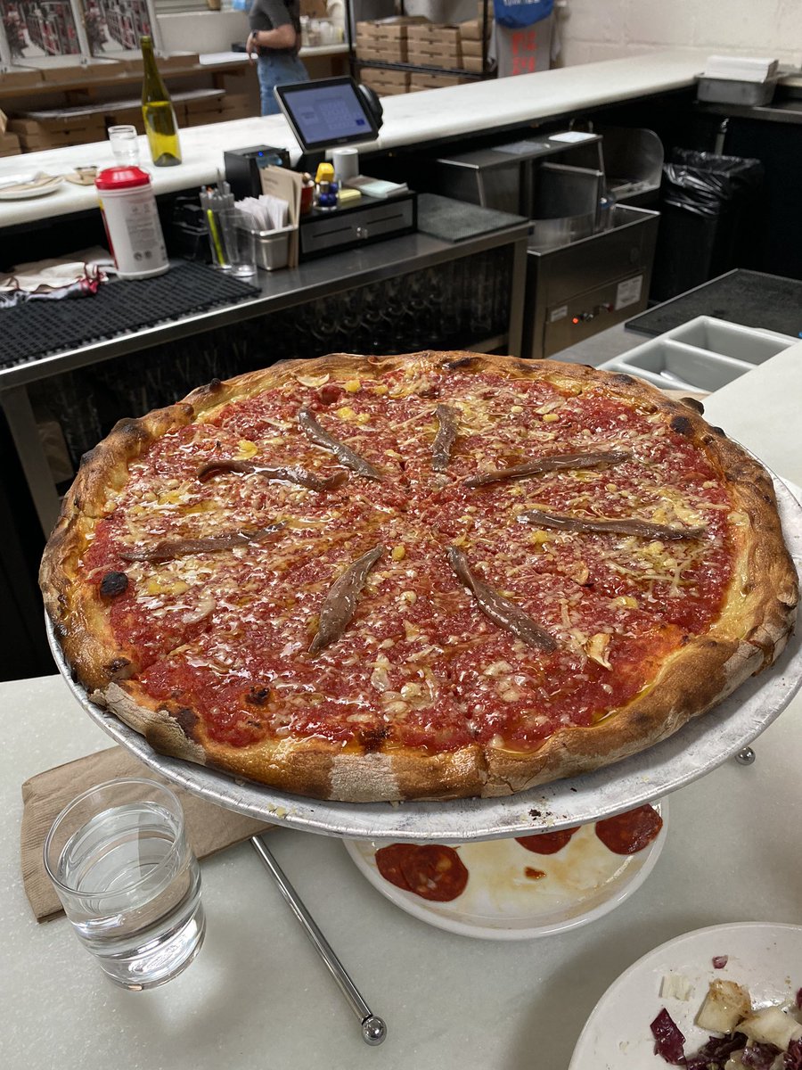 CamronBryantPhD's tweet photo. Pizzeria Beddia in Philly last night. One for dining in, one to go. #ASPET22 https://t.co/ap5SGLI941