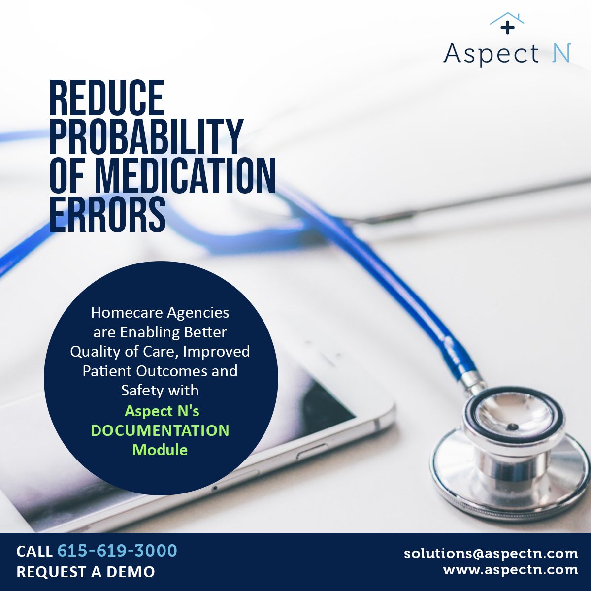Aspect N’s Home #Healthcare software brings human error down considerably thus helping hospice reduce medication errors.

(615) 619-3000
aspectn.com
solutions@AspectN.com

#AspectN #medical #doctor #nurse #nursing #hospice #noerror #errorreduction #medicationerror