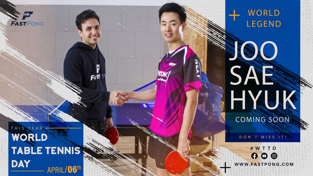 FastPongKR's tweet photo. The revolutionary new system that integrates technology into your training is now here. 
🏓Take your training to the next level and rise above the competition. 
📌Subscribe and share for the launch promotion discount code on table tennis day.
#fastpong #joosaehyuk #worldchampion https://t.co/5pfCamtFS8