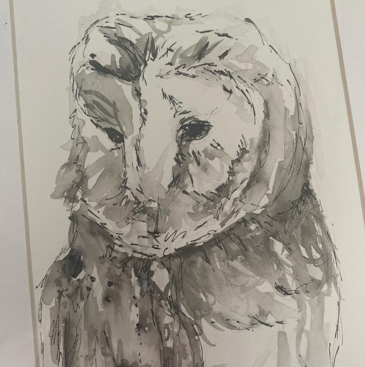 Beautiful Barn owl - Original watercolour painting by Cornish Artist, which also includes some pen and ink - £30. This can come framed. You can view more information on my Facebook shop or you can message me 🎨 #barnowl #barnowlart #art #cornishart #painting #watercolourpainting