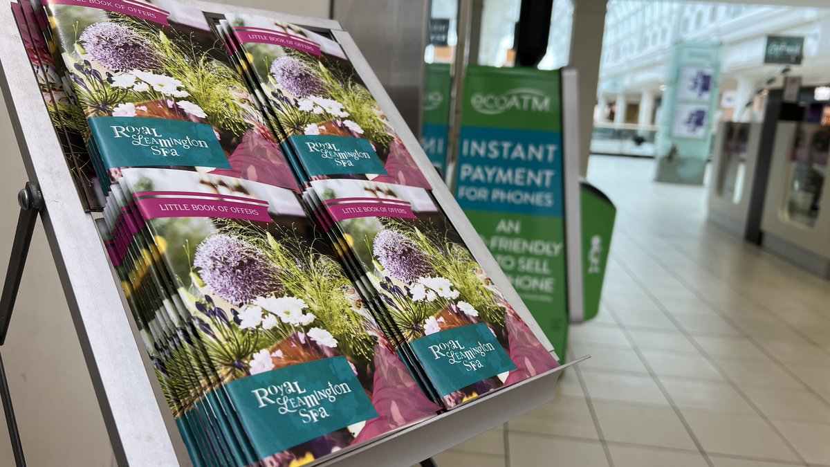 LoveLeamington's tweet photo. The latest Little Book Of Offers is now out and available to be picked up in Royal Priors plus in all of the participating stores! 

With discounts from over 50 stores in #Leamington, it’s worth picking one up and start enjoying them 🌸

#LoveLeam #LittleBookOfOffers https://t.co/5BwwKoZT0A