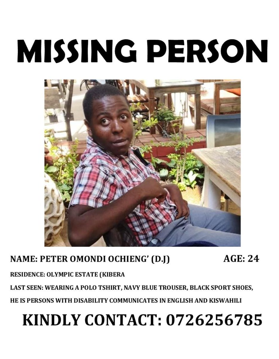 lynda_eileen's tweet photo. Hi, if anyone comes across him or hears anything, kindly report to the nearest police station or kindly reach me/the number on the poster
@KenyanTraffic  @Ma3Route @MissingKenyans https://t.co/hfEZxtPJZL