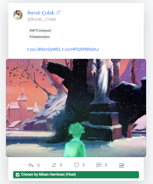 Such a great day! I am honored that my artwork ''Back to Self 2''  is selected for #NFTLiverpool 
Huge thanks <a href="/misanharriman/">Misan Harriman</a> 🙏