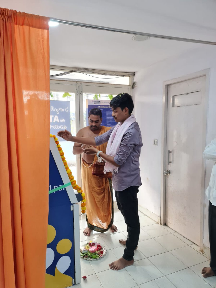TataIndicash's tweet photo. NAMASTE #Bhimavaram 😊🙏

We are very happy to have our another TATA Indicash ATM machine in BHIMAVARAM City.

Thank you so much each and every person who involve in this opening ceremony🙏 https://t.co/nKb0zqc2fI