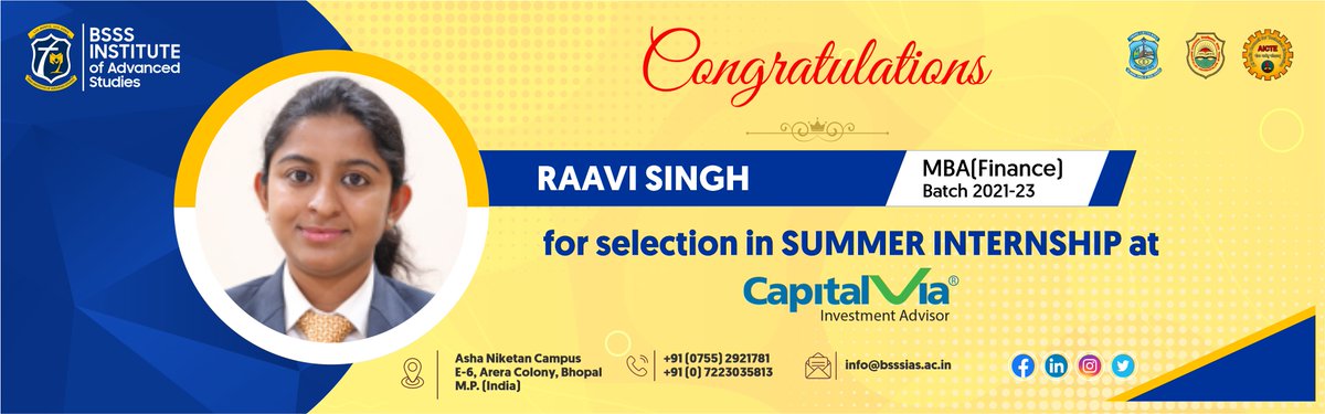 BSSS Institute of Advanced Studies tweet media