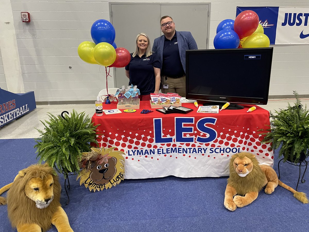 This week is National AP week, and Lyman Elementary has the very best! Mrs. Creel &amp; Mr. Ruppe work hard to serve our students, staff, and parents! We all work so well together, and where one is weak, another is strong! I couldn’t ask for a better team! #bestteamever #lymanlions