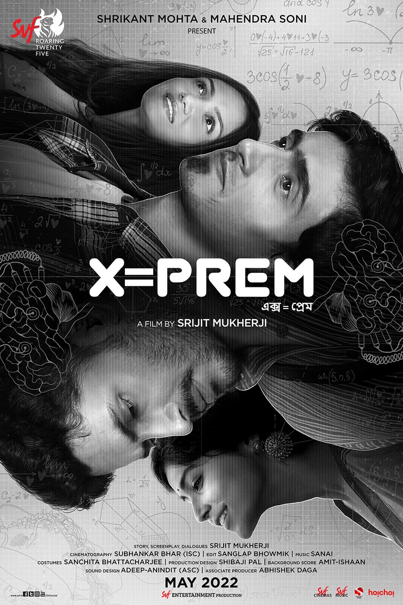 SVFsocial's tweet photo. What is love but memories? What are memories but love?
We present to you the Official Poster of #XEqualsToPrem, directed by @srijitspeaketh.
Film releasing this May, only in theatres.
@Arjun_C @Madhurimahere #ShrutiDas #AnindyaSengupta @ishan_official @subhankarbhar @iammony https://t.co/wC8rEHSFih