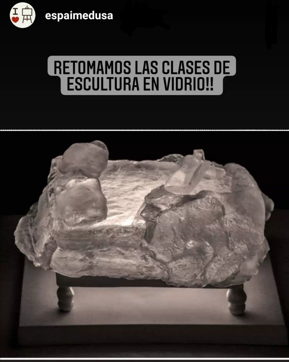 EspaiMedusa's tweet photo. ¡Retomamos las clases de Escultura en Vidrio!
Cursos Regulares e Intensivos. 
Inscripción abierta todo el año. 
No hace falta tener experiencia previa. 
Infórmate sin compromiso!
https://t.co/6EIcZPhuvQ https://t.co/5OYm22xyiT