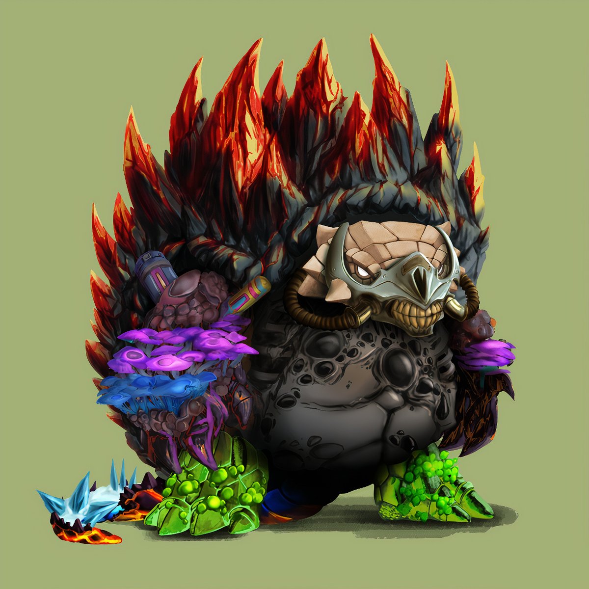 📣 NFT GIVEAWAY 🎉
To celebrate the launch of our Staking for both gens, we're giving away 1 X Gen 2 Armadillo!

🎁Prize:
1 X Doomed Armadillo

⬇️To Enter
1) Like + RT + Follow <a href="/TheArmadillos/">The Armadillos | QUESTING is LIVE!</a> 
2) Tag 2 people!

48 hrs! 🔥
#NFTGiveaway #SolNFT