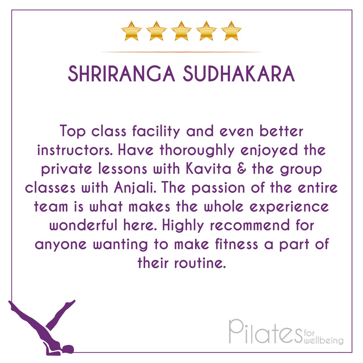 pilatesindia's tweet photo. We love it when our clients share their experiences of the studio and their lessons with us. This signifies that we are constantly working towards our mission of helping our clients reach their optimal health &amp; fitness, through the original teachings of Joseph Pilates. https://t.co/uohSQSl3jA
