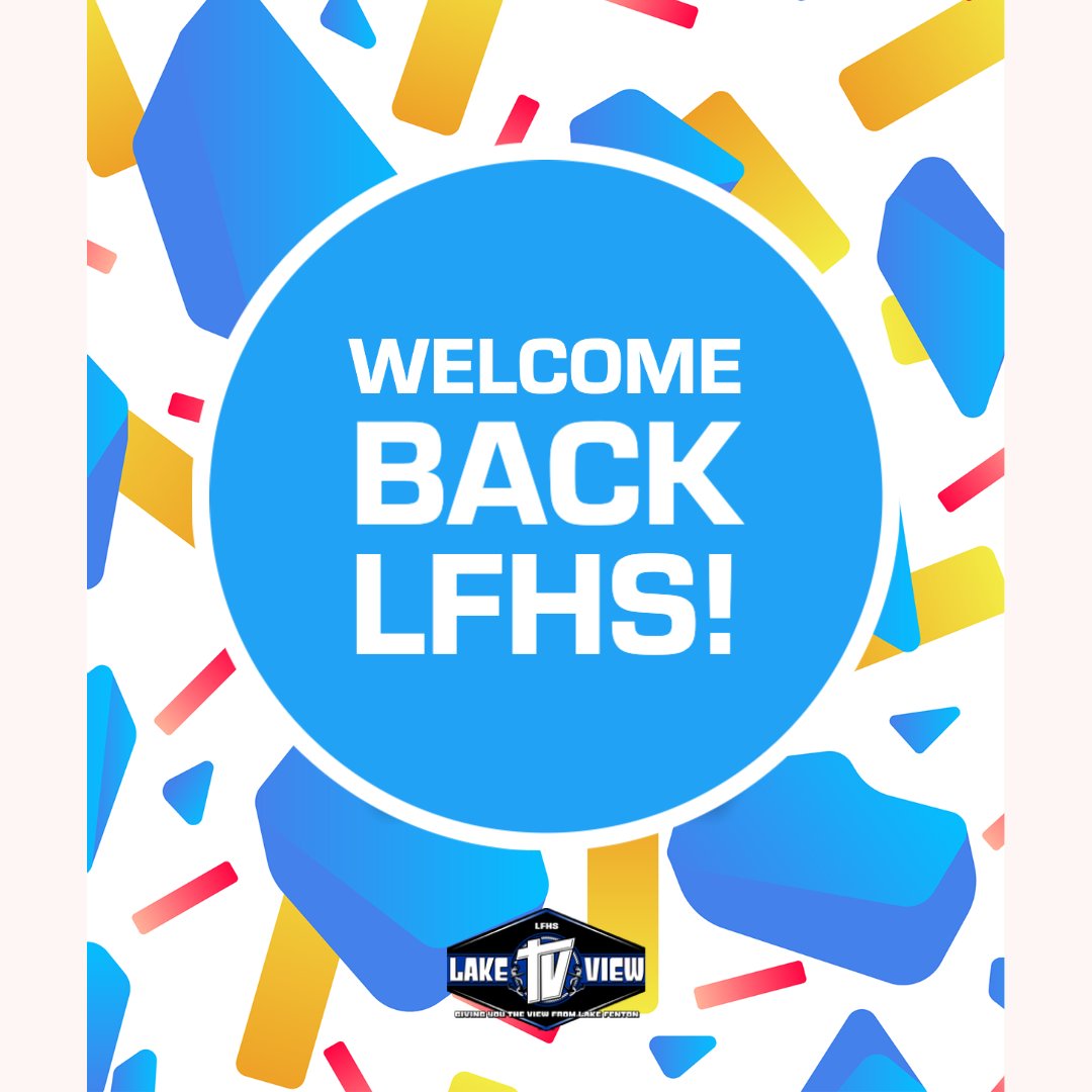 lakeviewtv's tweet photo. Welcome back, Lake Fenton! We hope you had an AWESOME Spring Break! We'll be back with our regular video announcements tomorrow, with an ALL NEW look too! #LakeViewTV https://t.co/Xxrk316LKY