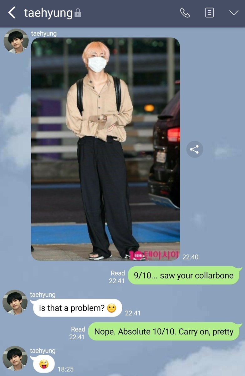 siluetfrasa's tweet image. taekook • kookv onetweet au

✨ boyfriend rates my outfits ✨