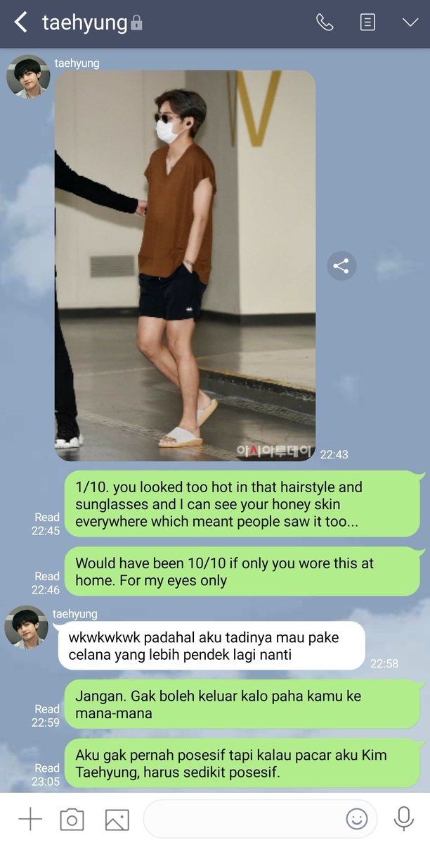 siluetfrasa's tweet image. taekook • kookv onetweet au

✨ boyfriend rates my outfits ✨