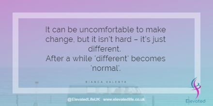 BiancaValenta's tweet photo. "It can be uncomfortable to make change, but it isn’t hard – it’s just different. After a while the different becomes normal." - Bianca Valenta #MondayMotivation #MondayWisdom #MondayVibes #MondayMood #MondayThoughts #MondayMorning #MondayMindset https://t.co/I6ied5fQbD